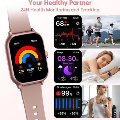 Годинник Oukitel V7 Pink (6941749851062) [404650]