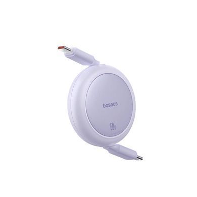 Кабель Baseus Free2Pull Mini Charging Cable USB-C to USB-C 60W 1m Nebula Purple (P10364500511-01) [802524]