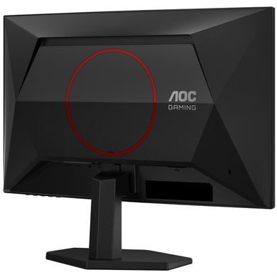Монітор TFT 23.6" AOC, VA, 180Гц, вигнутий, 2хHDMI, DP, колонки, чорно-червоний (C24G42E) [402476]