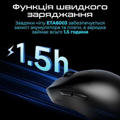 Миша бездротова RAWM ES21Pro Black (ES21pro.black) [614219]