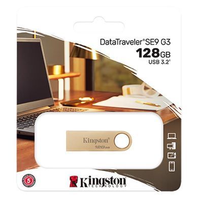 Флеш-накопичувач USB3.2 128GB Kingston DataTraveler SE9 G3 (DTSE9G3/128GB) [607322]