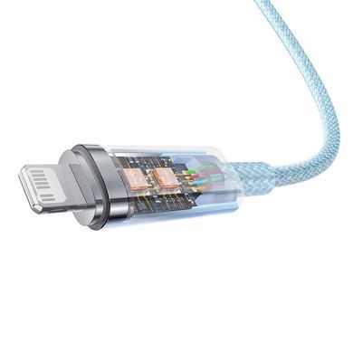 Кабель Baseus Explorer Series Fast Charging Cable with Smart Temperature Control Type-C to iP 20W 1m Blue (CATS010203) [802548]