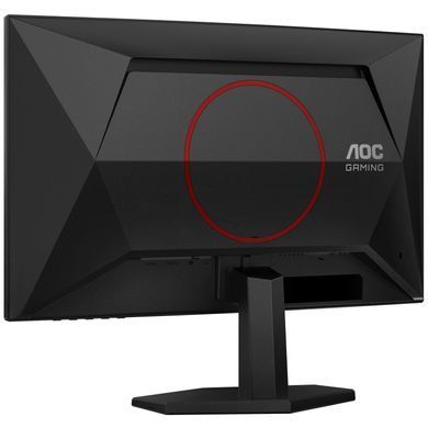 Монітор TFT 23.6" AOC, VA, 180Гц, вигнутий, 2хHDMI, DP, колонки, чорно-червоний (C24G42E) [402476]