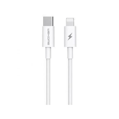 Кабель WK WDC-168 USB Type-C - Lightning (M/M), 1 м, 20W, White (6941027631652) [604447]