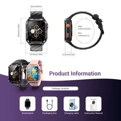 Годинник Blackview W10 Pro Black (6931548328148) [406119]
