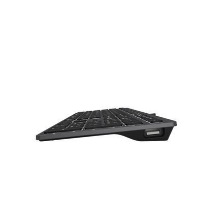 Клавіатура A4Tech Fstyler FX60H Grey White Backlit (FX60H USB (Grey) White backlit) [605980]