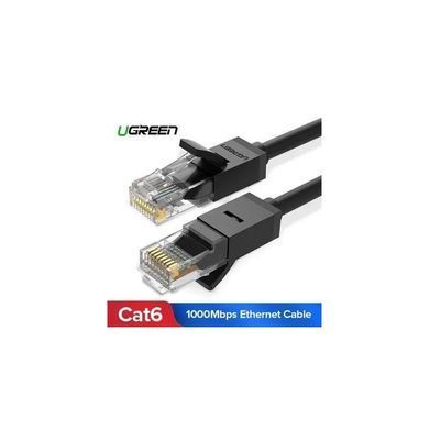 Мережевий кабель UGREEN NW102 Cat 6 U/UTP Lan Flat Cable 2m (Black) (UGR-50174) [803350]