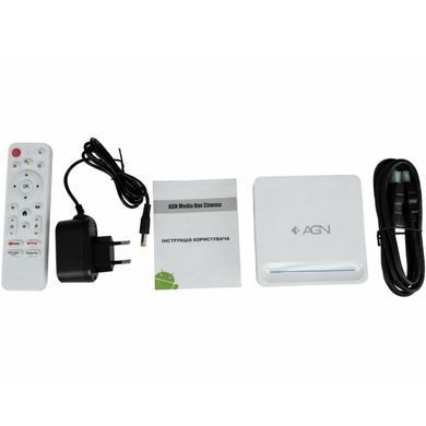 TV Медіаплеєр AGN Media Box Cinema 4/32Gb/Allwinner H618/ Android 14/ WiFi 2.4G+5G/LAN:100M/ BT 5.4 (AGNCINEMA432) [404995]