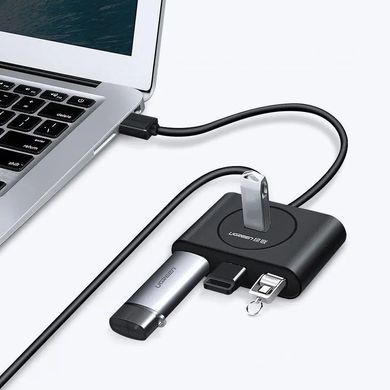 USB-хаб UGREEN USB 3.0 Hub 0.5m (Black) (UGR-20290) [803343]