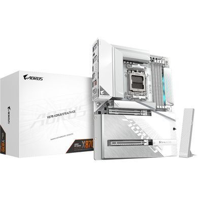 Материнська плата GIGABYTE (X870 AORUS STEALTH ICE) [304371]