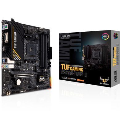 Материнcька плата ASUS TUF GAMING A520M-PLUS II sAM4 A520 4xDDR4 HDMI DP D-Sub mATX (90MB17G0-M0EAY0) [109100]