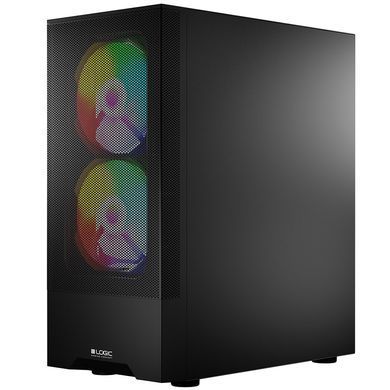 Корпус LogicConcept ARYA MESH+GLASS ARGB fans 2x140mm+1x120mm BLACK без БЖ ATX (AT-ARYA-10-000000-0002) [402942]