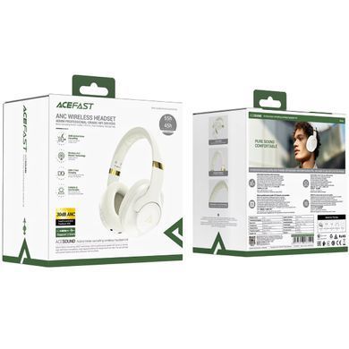 Гарнітура Acefast H4 ANC, Bluetooth, Beige (6974316283522) [401946]