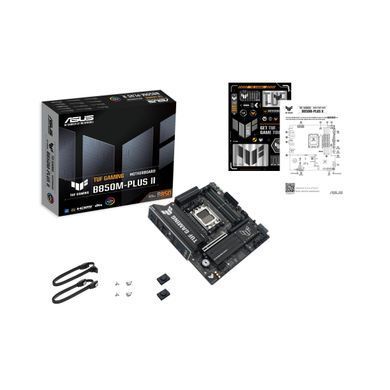 Материнcька плата ASUS TUF GAMING B850M-PLUS II sAM5 B850 4xDDR5 M.2 HDMI DP mATX (90MB1MT0-M0EAY0) [110662]