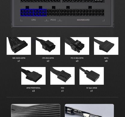 Блок живлення GAMEMAX (RGB 850G) [304237]
