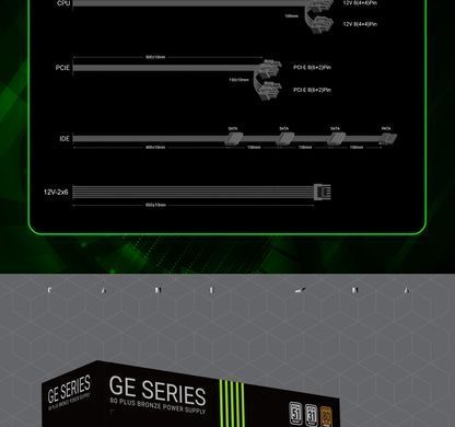 Блок живлення GAMEMAX (GE-650) [306229]