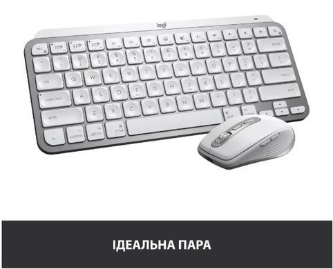 Клавіатура Logitech MX Keys Mini For Mac Wireless Illuminated Pale Grey (920-010526) [201792]