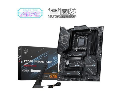 Материнcька плата MSI X870E GAMING PLUS WIFI sAM5 X870E 4xDDR5 M.2 HDMI WiFi BT ATX (911-7E70-001) [109255]