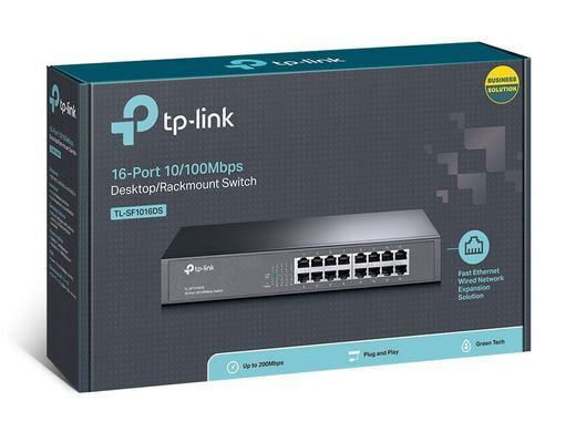 Комутатор некерований, мережеве обладнання, TP-LINK (TL-SF1016DS) [501056]