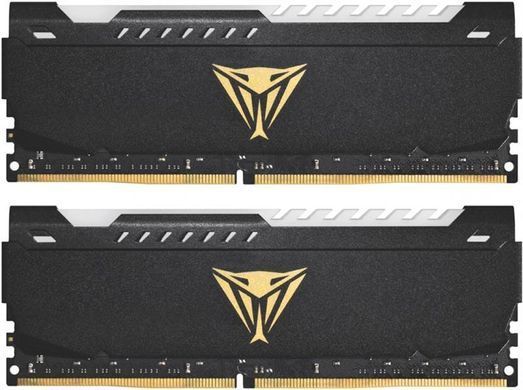 Модуль пам`яті DDR4 2x16GB/3200 Patriot Viper Steel RGB Black (PVSR432G320C8K) [607516]