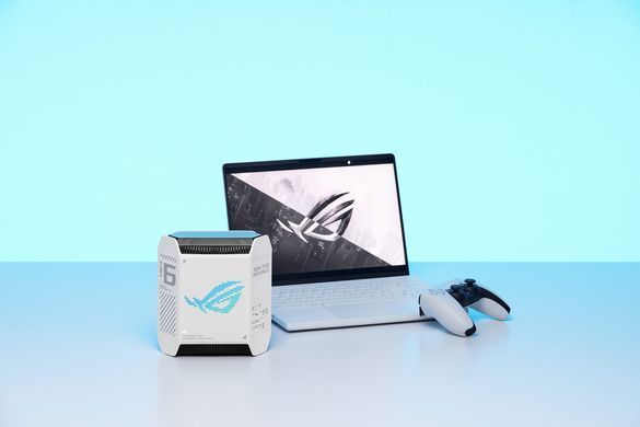 Система WiFi-Mesh ASUS ROG Rapture GT6 AX10000, 3xGE LAN, 1x2.5GE WAN, 1xUSB 3.2, 1мод, білий (90IG07F0-MU9A30) [104584]