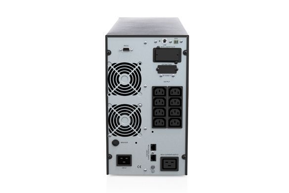 Джерело безперебійного живлення DIGITUS 3000VA/3000W, Tower, LCD, RJ45, RS232, USB, 8xC13+1xC19 (DN-170132) [114547]