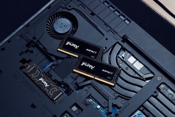 Модуль пам`ятi SO-DIMM DDR5 32GB/5600 Kingston Fury Impact PnP (KF556S40IB-32) [607526]
