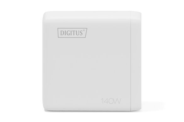 Зарядний пристрій DIGITUS GaN 3хUSB-C, 1хUSB-A, 140W (DA-10305) [114262]