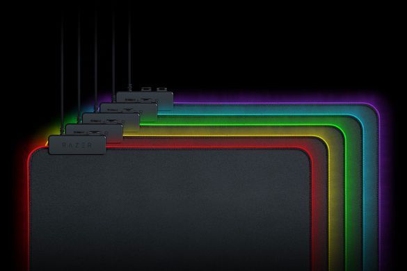 Ігрова поверхня Razer Goliathus Extended Chroma, RGB, XXL (920х294х3мм), чорний (RZ02-02500300-R3M1) [104203]