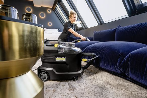 Пилосос професійний Karcher Go!Further Puzzi 8/1 Re!Plast 1200Вт 270мБар контейнер 8/7л вологе/сухе прибирання 8.6кг (1.100-249.0) [114180]