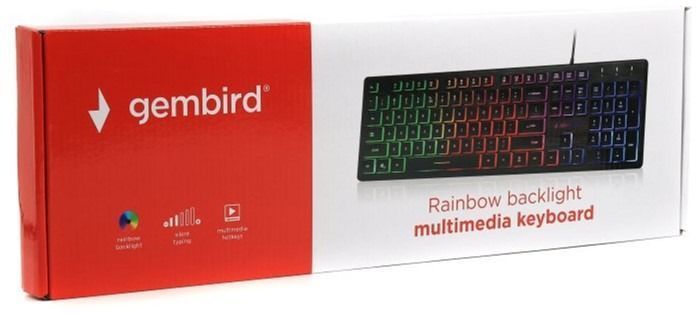 Клавіатура Gembird Black USB UKR (KB-UML-01-UA) [613124]