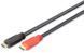 Кабель DIGITUS HDMI Full HD, w/Amplifier, type A M/M, 20м, чорний (AK-330105-200-S) [114614], фото 1