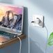 Кабель BOROFONE BX83 Type-C Famous silicone charging data cable White (6974443386424) [803597], фото 4
