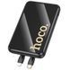 Зовнішній акумулятор HOCO Q37 Graceful 22.5W+PD20W power bank with two cables(10000mAh) Black (6942007644914) [806621], фото 5