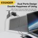 Мережевий зарядний пристрій Essager Pinchen 33W USB A + TYPE C Black (ECTAC-PCB01-P) [620288], фото 3