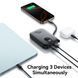 УМБ Joyroom 10000mAh 22,5W PD,QC, USB-A, USB-C In/Out with built-in USB-C cable Black (JR-PBF17) [404914], фото 6