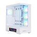 Корпус Zalman P40 DS без БЖ, 2xUSB3.0, 1x Type C, 3x120мм ARGB Reverse, 1x120мм ARGB, VGA 420мм, LCS ready, TG Side/Front Panel, Display, ATX, білий (P40DSWHITE) [111337], фото 2