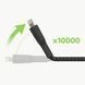 Кабель USB-A > Lightning заряджання/синхронізації Belkin 1м, 12Вт, плетений, білий (CAA002BT1MWH) [108661], фото 4