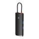 USB-хаб Baseus Lite Series 6-Port Type-C HUB Docking Station (Type-C to HDMI+USB3.0*2+PD+SD/TF) Black (WKQX050101) [805499], фото 7