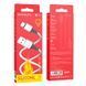 Кабель BOROFONE BX83 Type-C Famous silicone charging data cable White (6974443386424) [803597], фото 2