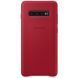 Чохол-накладка Samsung Leather Cover для Samsung Galaxy S10+ SM-G975 Red (EF-VG975LREGRU) [600896], фото 2