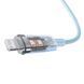 Кабель Baseus Explorer Series Fast Charging Cable with Smart Temperature Control Type-C to iP 20W 1m Blue (CATS010203) [802548], фото 5