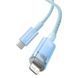 Кабель Baseus Explorer Series Fast Charging Cable with Smart Temperature Control Type-C to iP 20W 1m Blue (CATS010203) [802548], фото 6