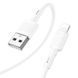 Кабель HOCO X83 USB to iP 2.4A, 1m, PVC, PVC connectors, White (6931474770875) [805371], фото 1