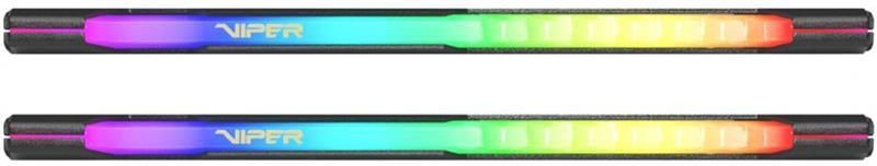 Модуль пам`яті DDR4 2x16GB/3200 Patriot Viper Steel RGB Black (PVSR432G320C8K) [607516]