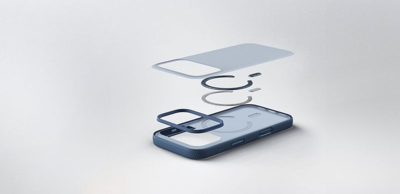 Чохол Belkin для iPhone 17 Pro, Magnetic Protective Grip, Navy (MSA035HQNY) [111901]