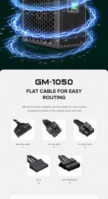 Блок живлення GAMEMAX (GM-1050 Modular) [303209]