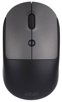 Миша 2E MF218 Silent, WL/BT, чорно-сірий (2E-MF218WBG) [104008]