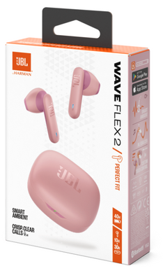 Гарнітура JBL WAVE FLEX 2 Pink (JBLWFLEX2PIK) [201394]
