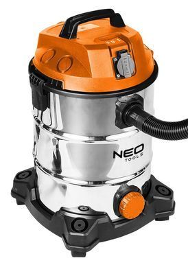 Пилосос професійний Neo Tools 1400Вт 18 кПа контейнер 30л HEPA колеса 5.92кг (04-738) [105703]